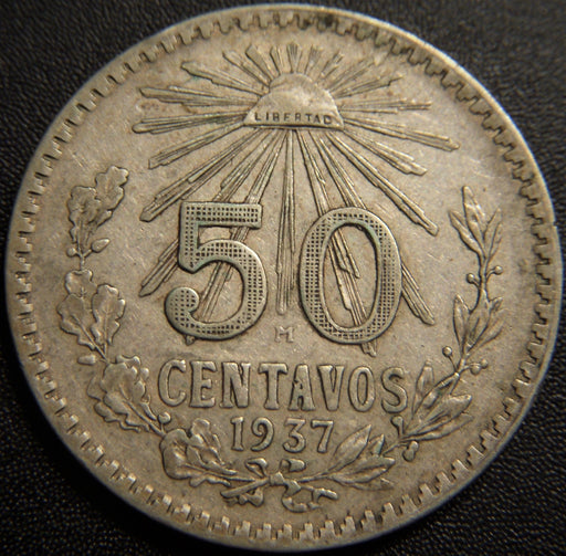 1937 50 Centavos - Mexico