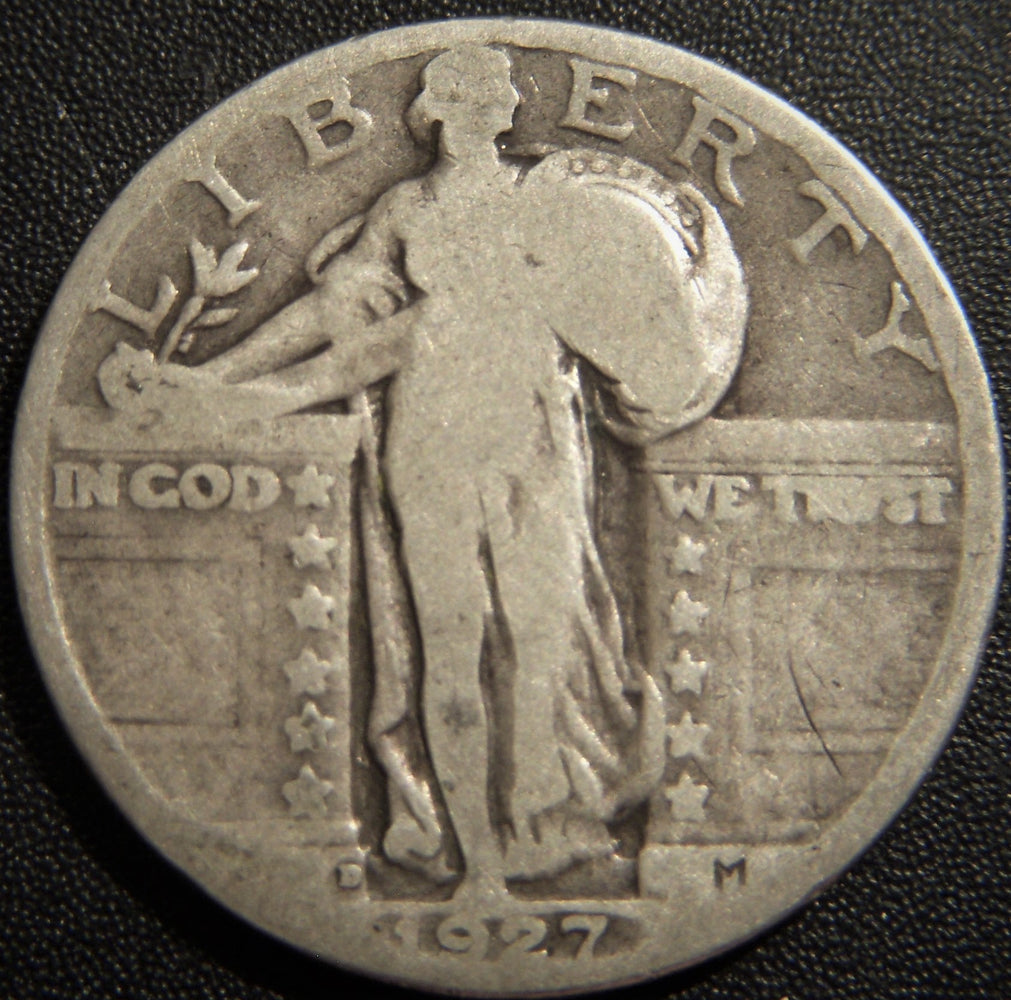 1927-D Standing Quarter - Good