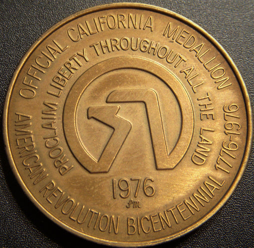 1976 California Conservation Pioneer American Revolution Medallion