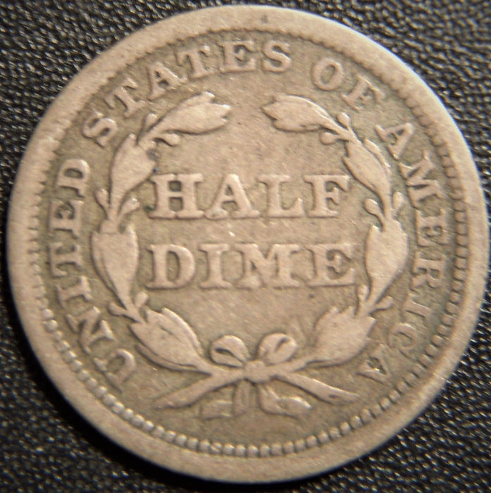 1854 Seated Half Dime - Good
