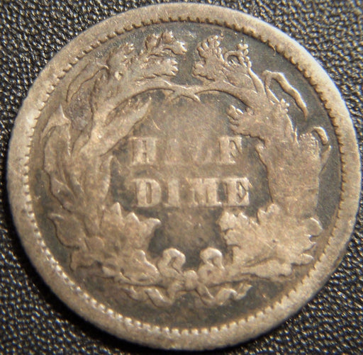 1871 Seated Half Dime - Good