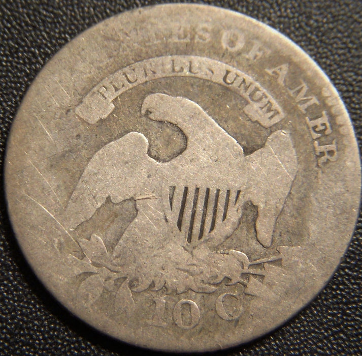 1820 Bust Dime - Large Date Good/AG