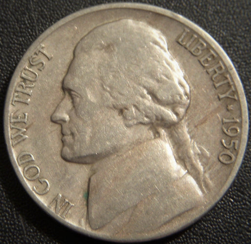 1950-D Jefferson Nickel - Fine to EF