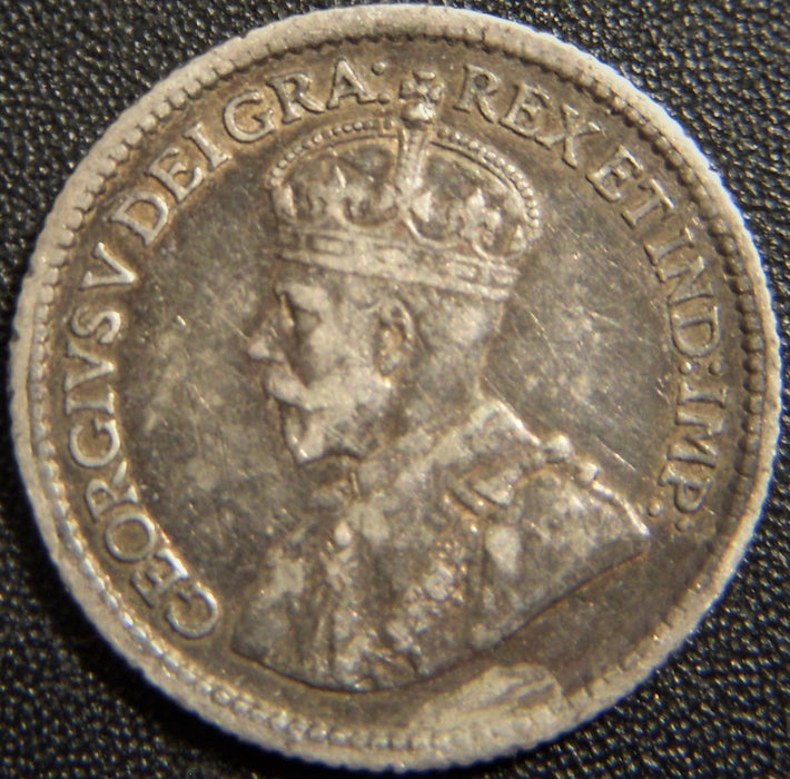 1914 Canadian Silver Five Cent - Very Fine