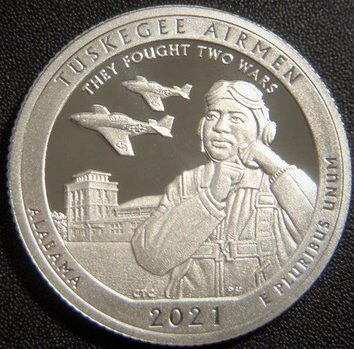 2021-S Tuskegee Airmen Quarter - Silver Proof