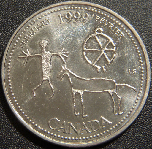 1999 "February" Canadian Quarter - VF or Better