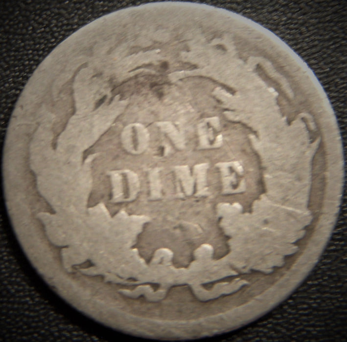 1878 Seated Dime - Very Good