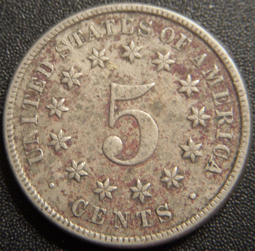 1874 Shield Nickel - Very Fine Scratched