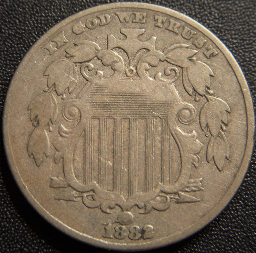 1882 Shield Nickel - Very Good