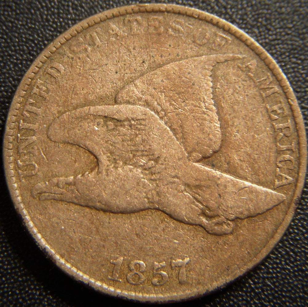 1857 Flying Eagle Cent - Very Good
