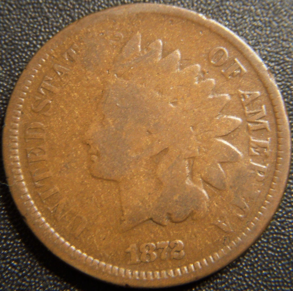 1872 Indian Head Cent - Good