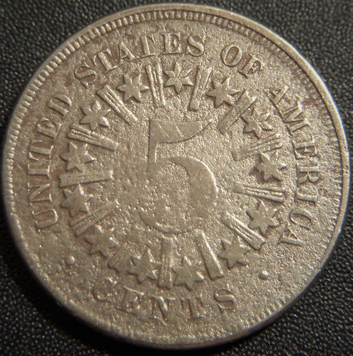 1866 Shield Nickel - Very Good