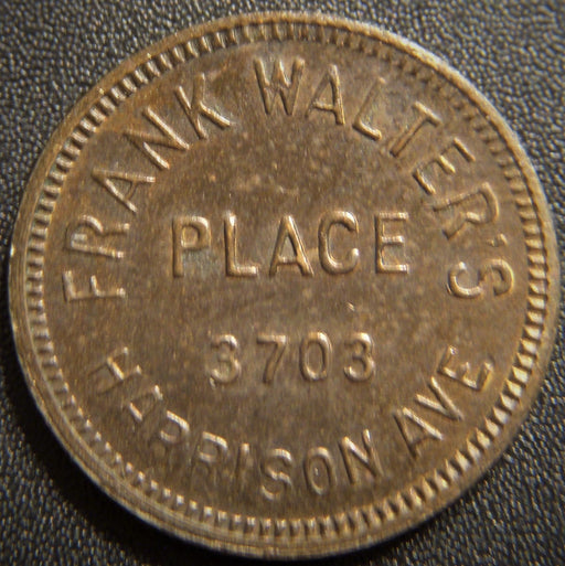 Frank Walter's Place / Good For 5 Cents Token