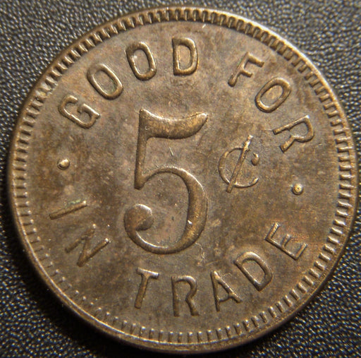 Frank Walter's Place / Good For 5 Cents Token