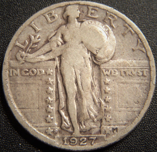 1927-S Standing Quarter - Very Good