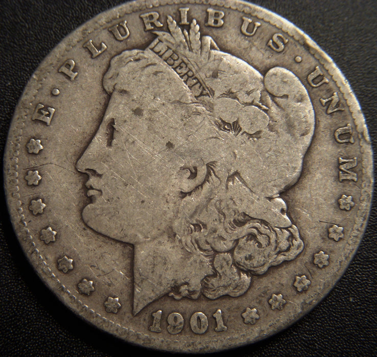 1901-O Morgan Dollar - Very Good