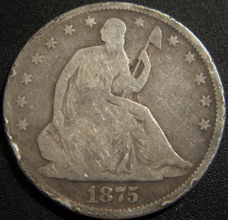 1875 Seated Half Dollar - Good