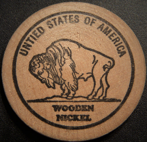 1969 North Shores Coin Club, IL 7th Show Wooden Nickel