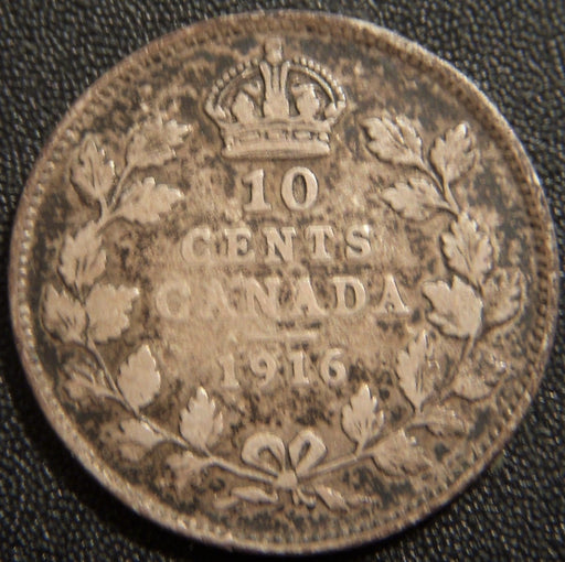 1916 Canadian Ten Cent - Fine