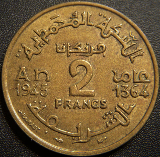 1945 2 Francs - Morocco