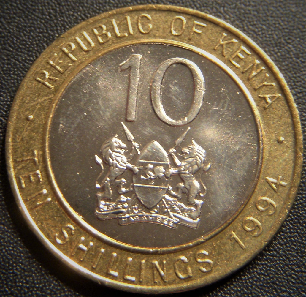 1994 10 Shillings - Kenya