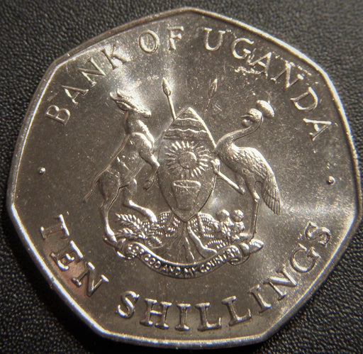 1987 10 Shillings - Uganda