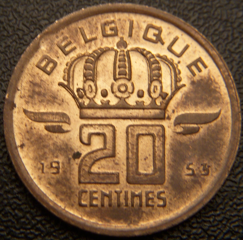 1953 20 Centimes - Belgium