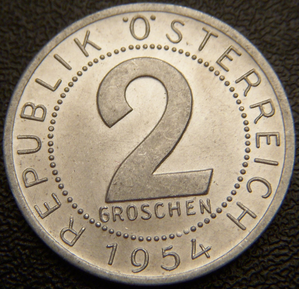 1954 2 Groschen - Austria