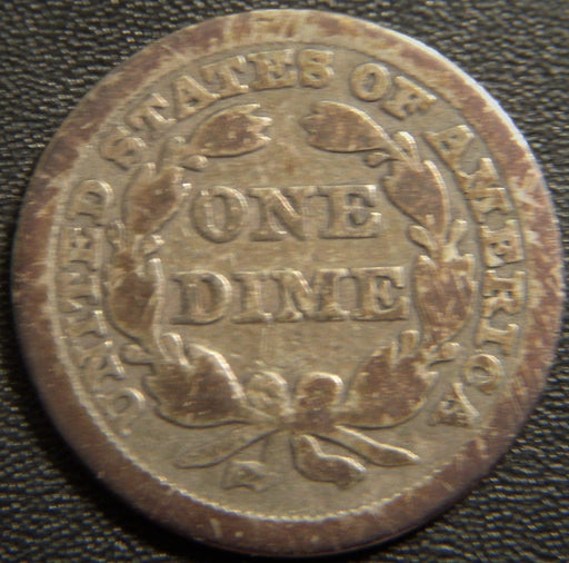 1848 Seated Dime - Good