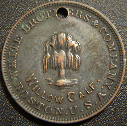 White Brothers & Company Willow Calf. Token