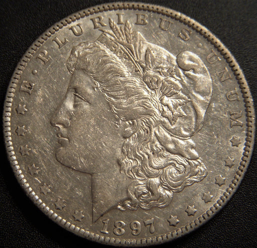 1897-O Morgan Dollar - AU