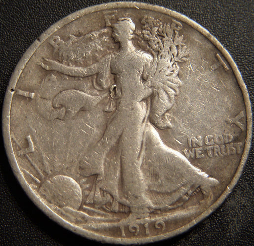 1919 Walking Half Dollar - Fine