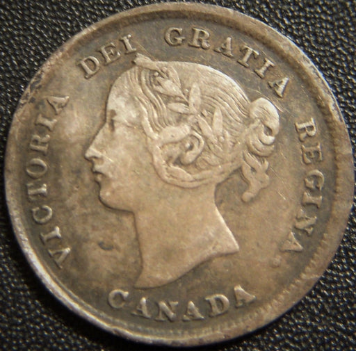 1894 Canadian Silver Five Cent - Fine/Very Fine
