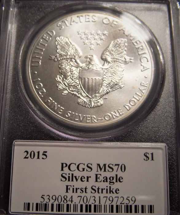 2015 1oz Silver Eagle - PCGS MS70
