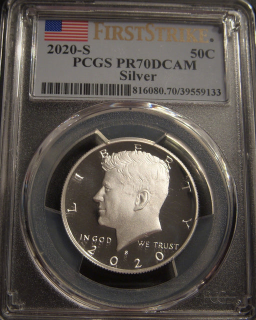 2020-S Kennedy Half Dollar - PCGS Silver PR70DCAM