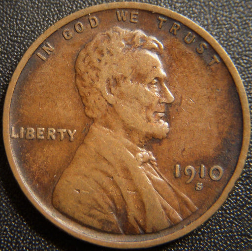 1910-S Lincoln Cent - Very Fine