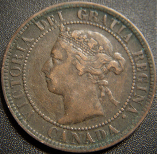 1896 Canadian Large Cent - Fine