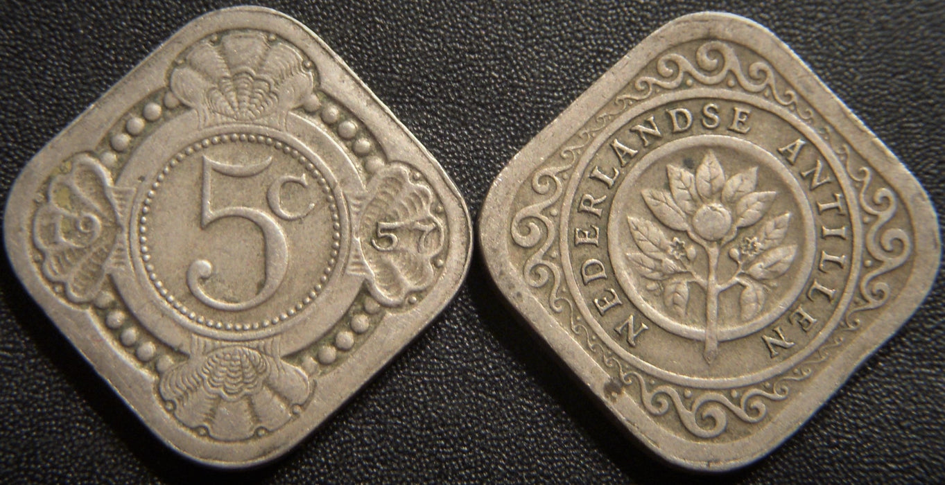 1957 5 Cents - Netherlands Antillen