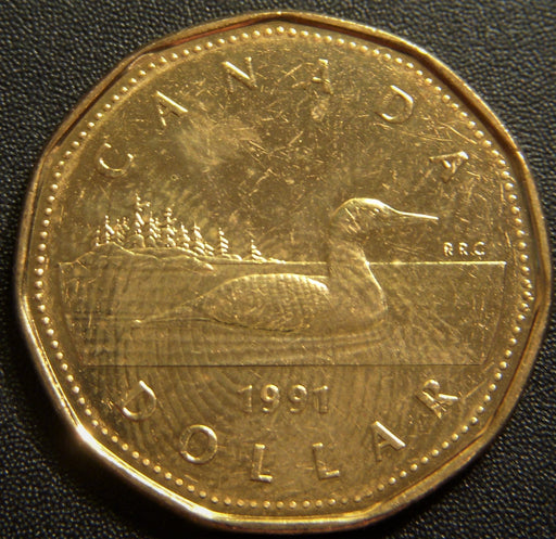 1991 Canadian $1 - VF or Better