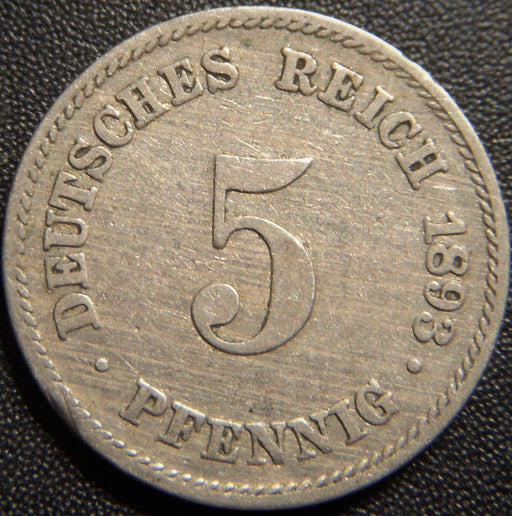 1893E 5 Pfennig - Germany