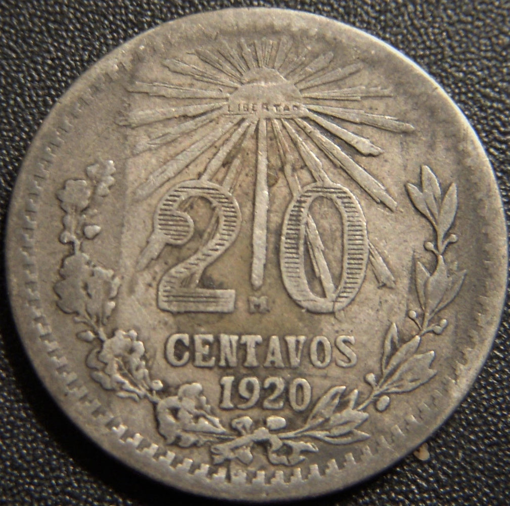 1920 20 Centavos - Mexico