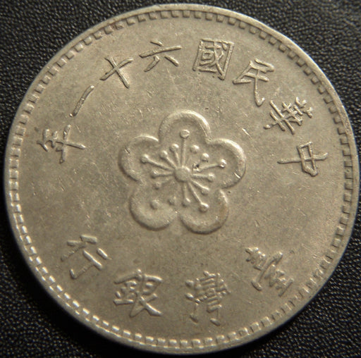 1972 Yr. 61 1 Yuan - China Taiwan