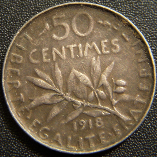 1918 50 Centimes - France