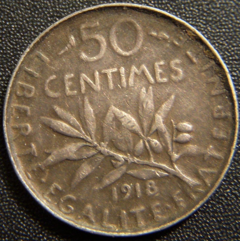 1918 50 Centimes - France