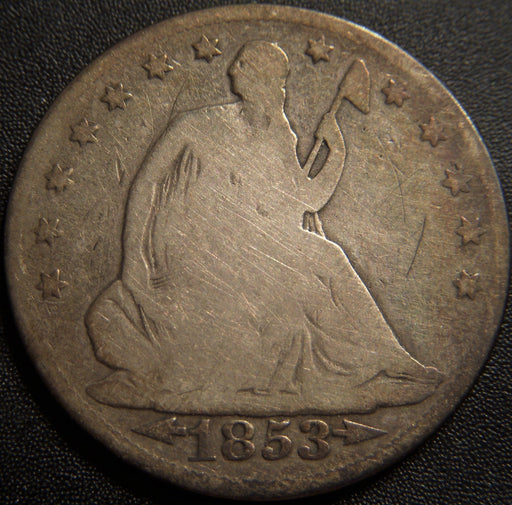 1853 Seated Half Dollar - Good