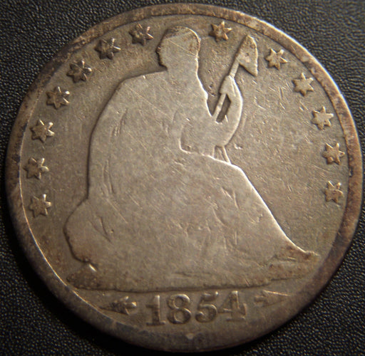 1854-O Seated Half Dollar - Good