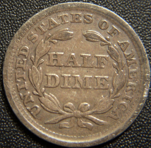 1857 Seated Half Dime - Very Good+
