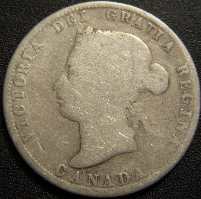1872H Canadian Quarter - Good