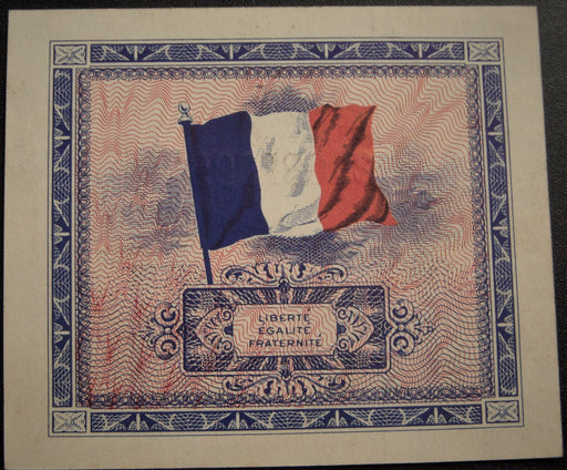 1944 5 Franc Note - France Allied Military