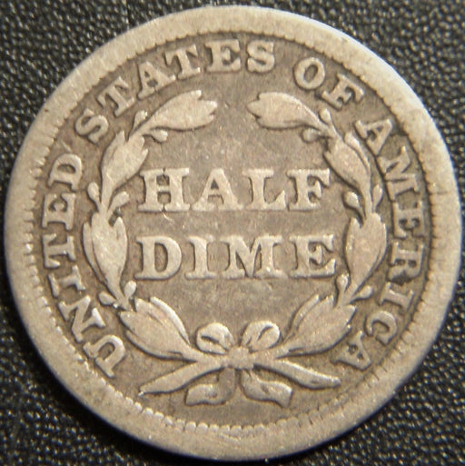 1857 Seated Half Dime - Good